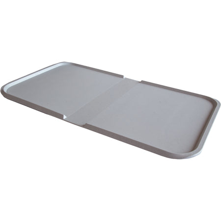 Carlisle DXSC132223 13" x 22.5" Gray Thermal Aire III Individual Meal Patient Tray