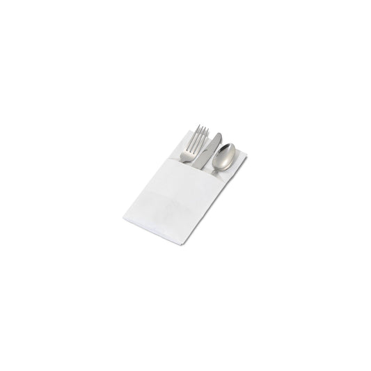 Dinex DX6999PF0202 17" x 17" White Napkin Pocketfold Recycled