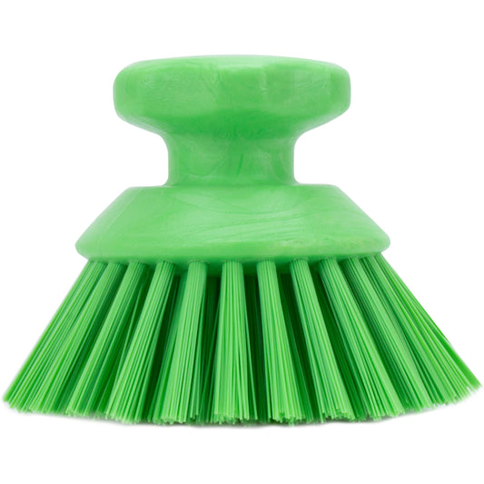 Carlisle 42395EC75 5" Lime Round Scrub Brush