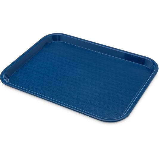 Carlisle CT101414 10" x 14" Blue Cafe Fast Food Cafeteria Tray