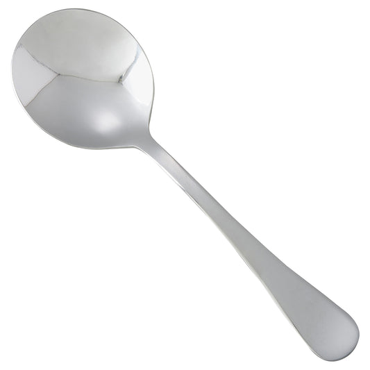 Winco 0026-04 Elite Bouillon Spoon, 18/0 Heavyweight