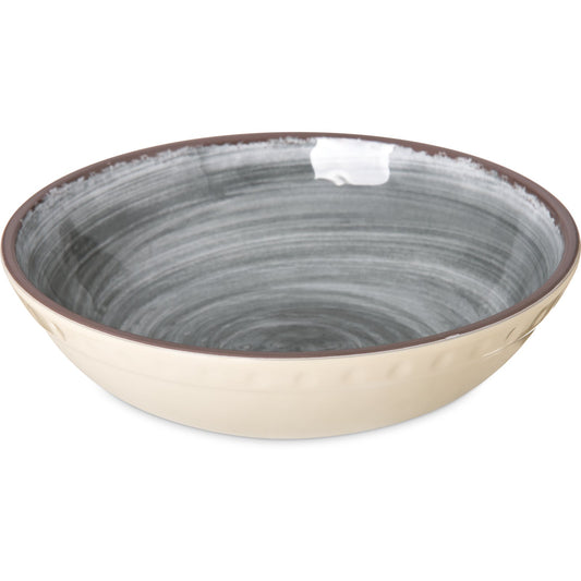Carlisle 5401918 32 oz Smoke Mingle Melamine Cereal Bowl