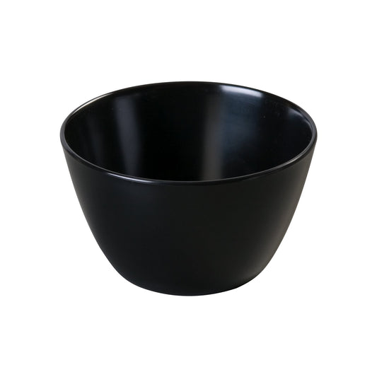 Carlisle KL35003 8 oz Black Kingline Melamine Bouillon Cup Bowl