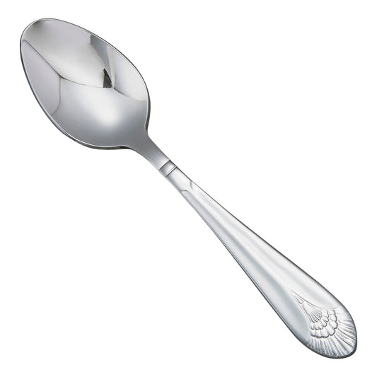 Winco 0031-01 Peacock Teaspoon, 18/8 Extra Heavyweight