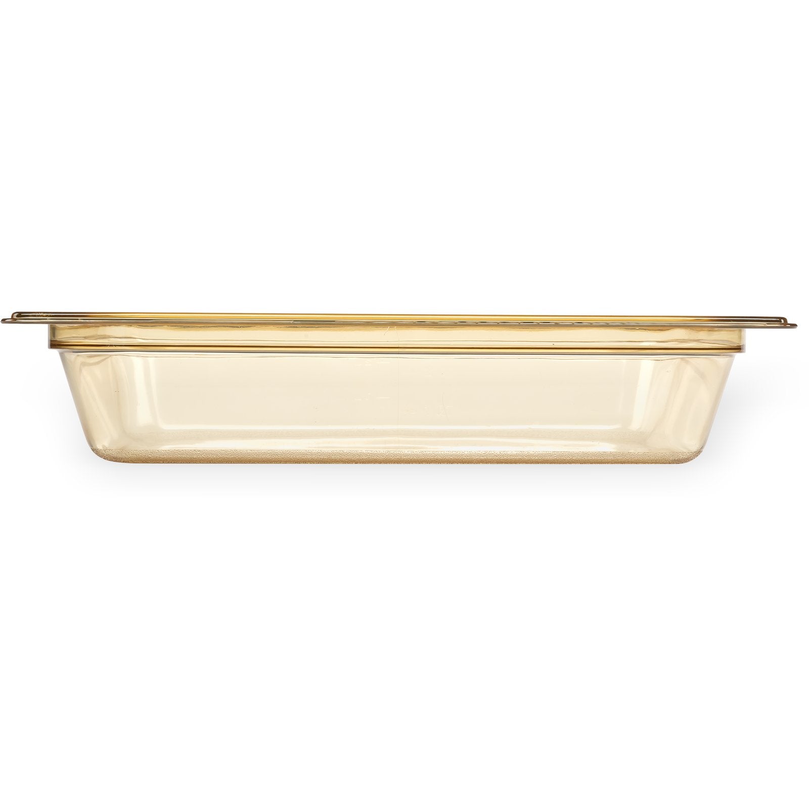 Carlisle 10420B13 1/2 Size Amber High Heat Plastic StorPlus Food Pan, 2.5" Deep