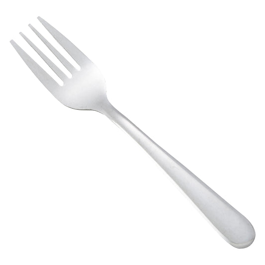Winco 0002-06 Windsor Salad Fork, 18/0 Medium Weight