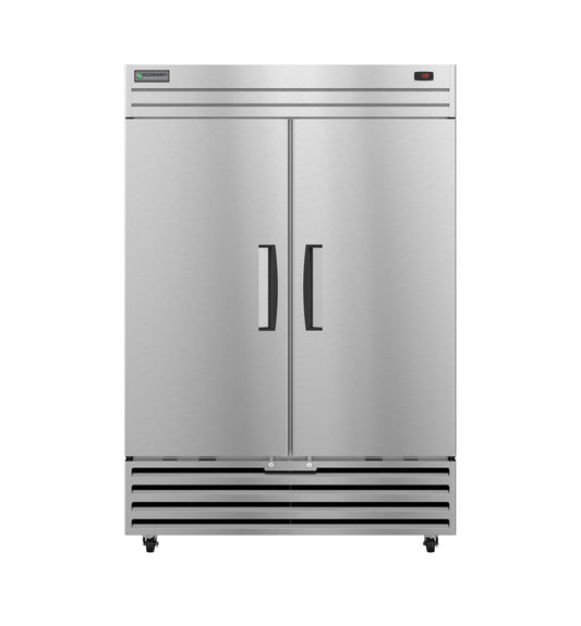 Hoshizaki ER2A-FS Two Section Full Stainless Door with Lock Upright Refrigerator