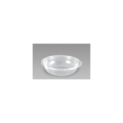 Dinex DX5402PCLR 24 oz 7" Clear Round Polystyrene Salad Bowl (300/cs)