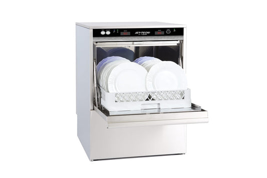 Jet-Tech F-18DP High Temperature Undercounter 24 Racks/Hour Dishwasher
