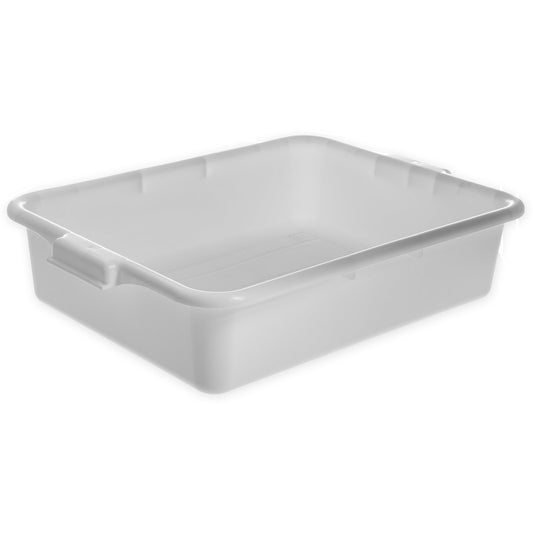 Carlisle N4401002 20" x 15" x 5" White Comfort Curve Tote Box