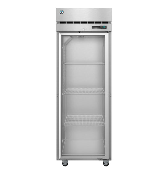 Hoshizaki R1A-FG One Section Full Glass Door with Lock Upright Refrigerator