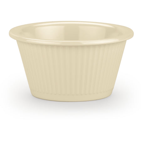 Carlisle S29242 2 oz Bone Melamine Fluted Ramekin