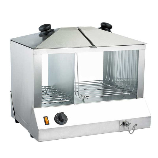 Omcan 43216 18-inch Hotdog Steamer and Bun Warmer