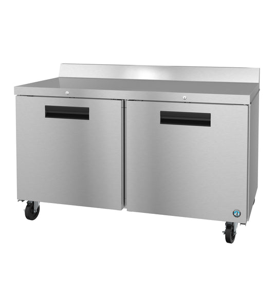 Hoshizaki WR60B-01 Two Section Stainless Door with Lock Worktop Refrigerator