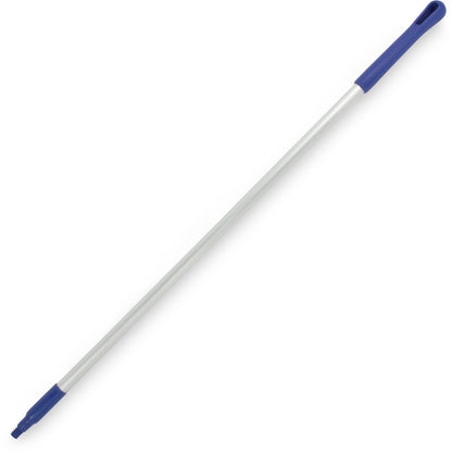 Carlisle 40216EC14 48" Blue Natural Aluminum Handle with Color-Coded Tip and Hang Up Cap