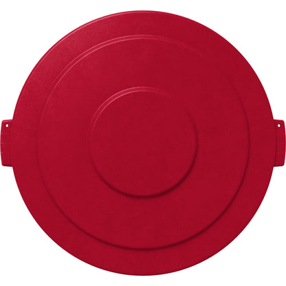 Sparta 84105605 55 Gallon Red Round Polyethylene Bronco Waste Bin Trash Container Lid