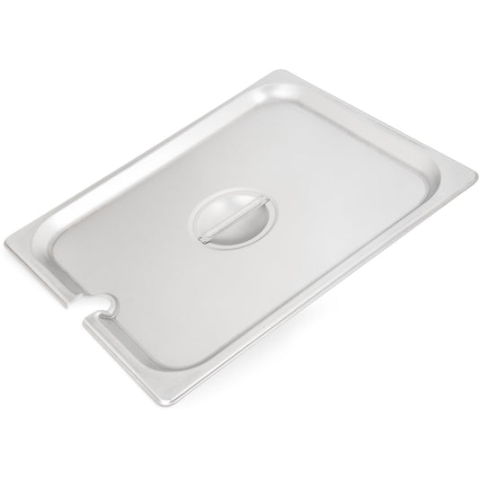 Carlisle 607120CS 1/2 Size Stainless Steel DuraPan Hotel Pan Slotted Handled Cover