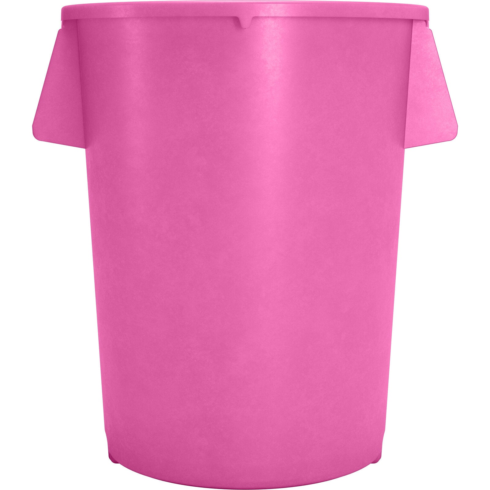 Sparta 84105526 55 Gallon Bright Pink Round Polyethylene Bronco Waste Bin Trash Container