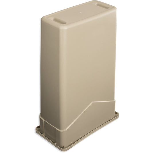 Carlisle 34202306 23 Gallon Beige Rectangle Polyethylene TrimLine Waste Container