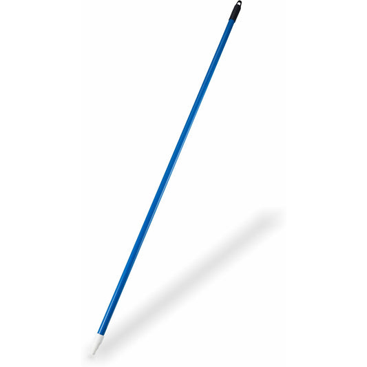 Carlisle 4022714 60" Blue Fiberglass Sparta Solid Foam-Filled, Threaded Handle with Flex Tip