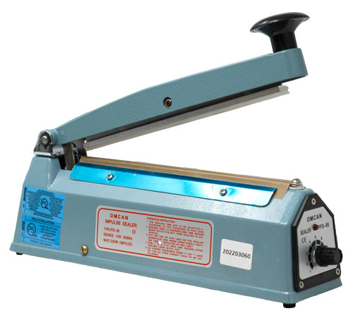 Omcan 14446 Portable Impulse Sealer with 8" Seal Bar and 2 mm Seal Width