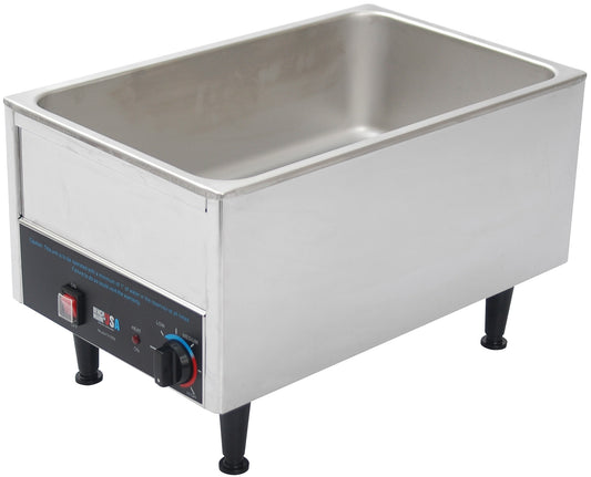 Winco 51096 Benchmark Stainless Steel Food Warmer 12" x 20"