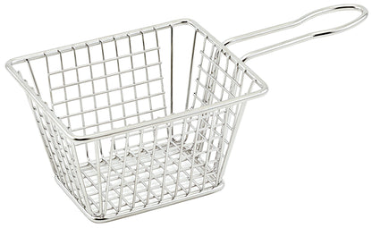 Winco FBM-544T 5"x4"x4" Rectangular Mini Fry Basket