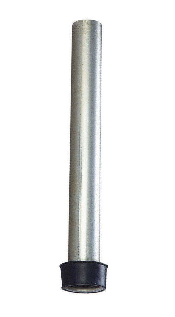 BK Resources BK-OT-15105 Chrome-Plated Brass Overflow Tube, 10", Fit 2" Drain