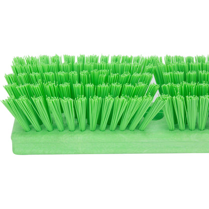 Carlisle 41722EC75 10" Lime Sparta Color Coded Deck Scrub Brush