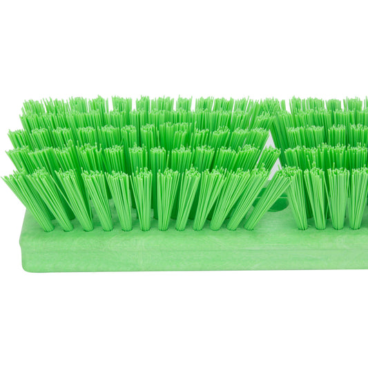 Carlisle 41722EC75 10" Lime Sparta Color Coded Deck Scrub Brush