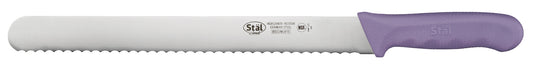 Winco KWP-121P 12" Purple Wavy Edge Slicer, Allergen Free
