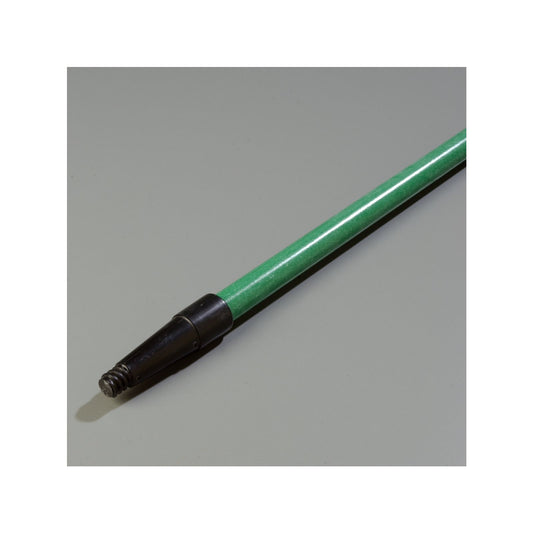 Carlisle 4022009 60" Green Fiberglass Sparta Spectrum Tapered/Threaded Handle