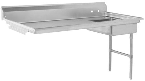 Omcan 40192 60-inch Right Side Under Counter Dish Table