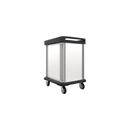 Dinex DXSU2T1D12 12 Trays (2 Trays per slide) Single Door Stainless Steel TQ Supreme Cart