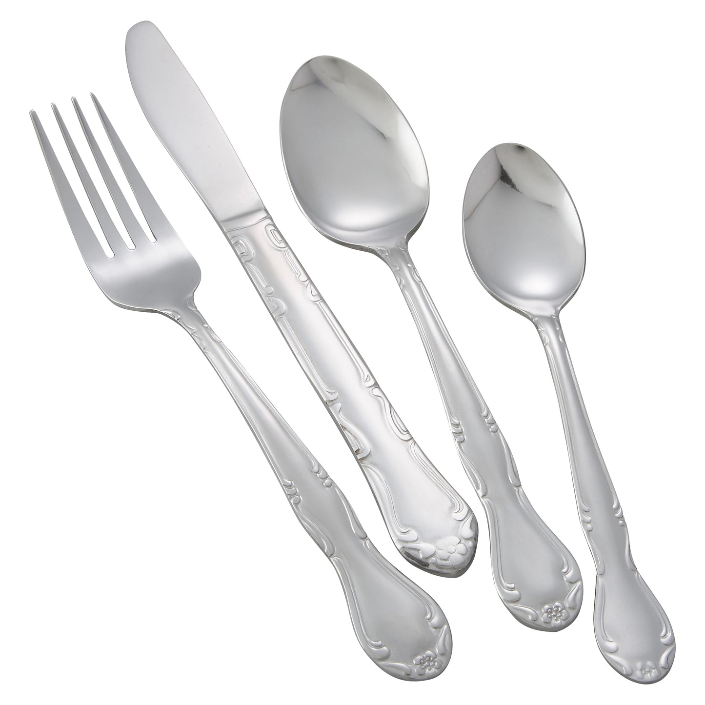 Winco 0024-01 Elegance Mirror Teaspoon, 18/0 Heavyweight