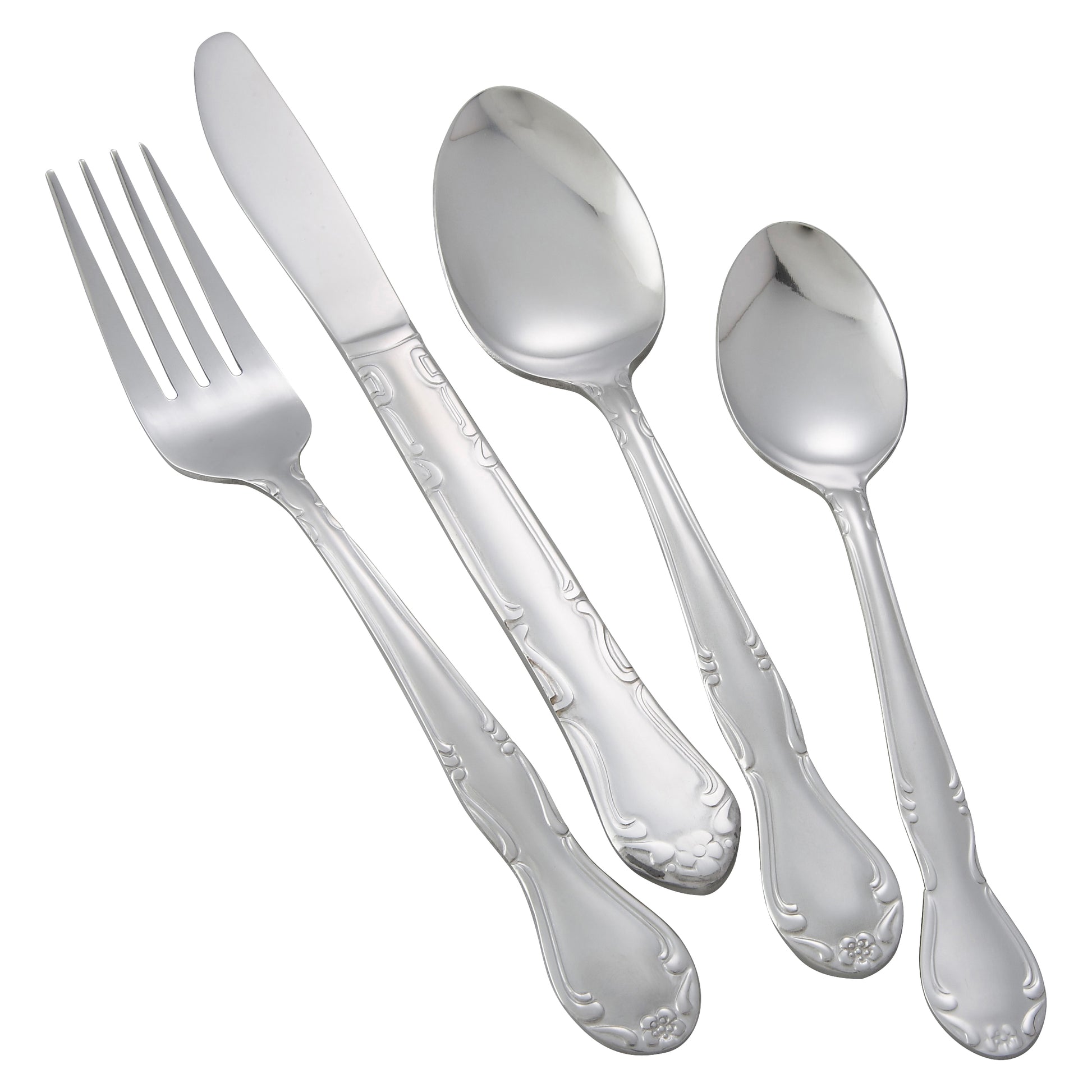Winco 0024-01 Elegance Mirror Teaspoon, 18/0 Heavyweight
