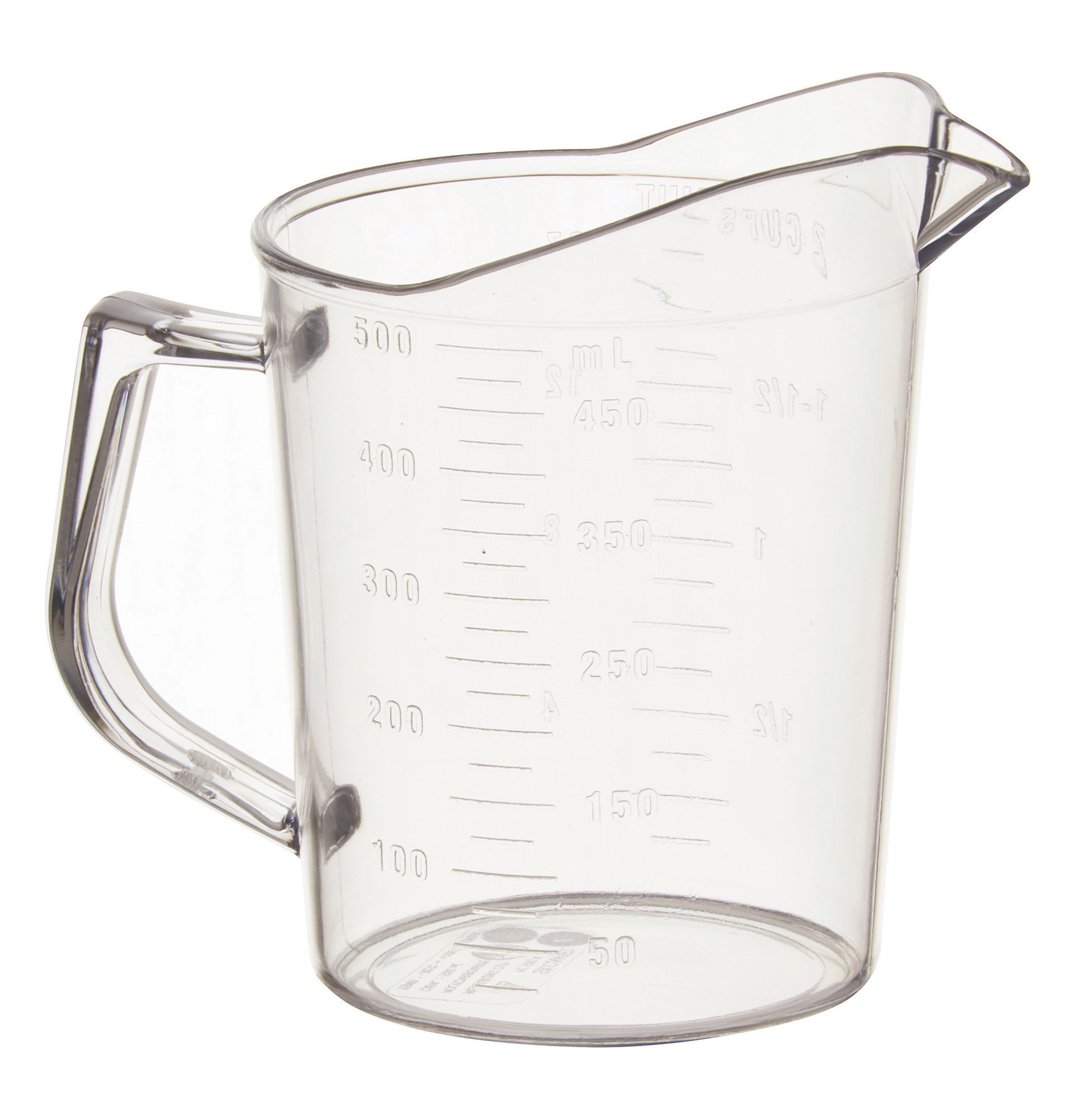 Winco PMU-50 1pt Polycarbonate Measuring Cup