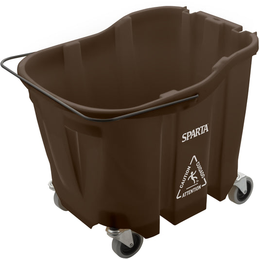 Sparta 7690401 35 Qt Brown Polypropylene OmniFit Mop Bucket Only