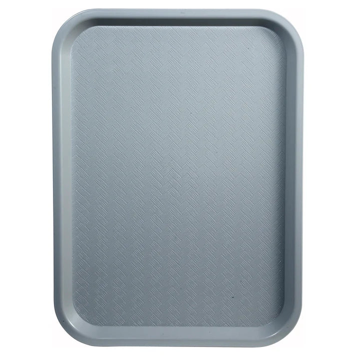 Winco FFT-1418E 14" x 18" Gray Fast Food Tray