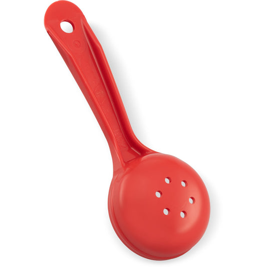 Carlisle 496205 2 oz Red Acetal Measure Miser Perforated Short Handle
