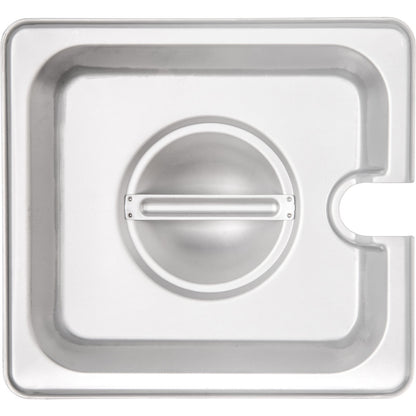 Carlisle 607160CS 1/6 Size Stainless Steel DuraPan Hotel Pan Slotted Handled Cover