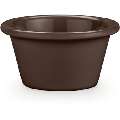 Carlisle S85269 2 oz Chocolate Melamine Smooth Ramekin