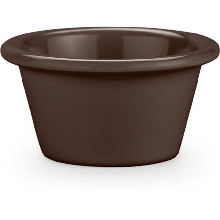 Carlisle S85269 2 oz Chocolate Melamine Smooth Ramekin