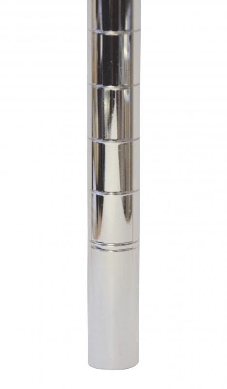 Omcan 31380 84-inch Chrome Post without Leveler