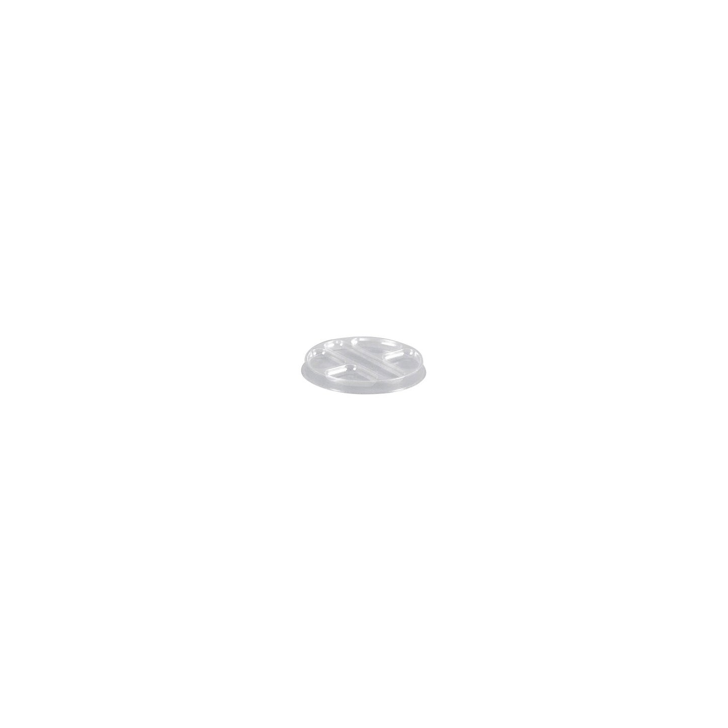 Proex DXT5400PDCLR Clear 5-Compartment Raised Insert for Salad Bowl (300/cs)