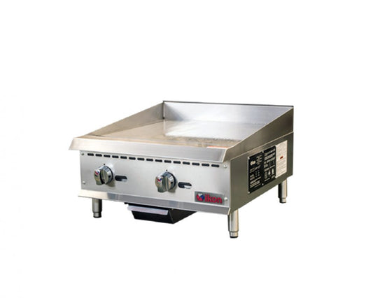 Ikon ITG-24 24" Gas Countertop Thermostat Griddle