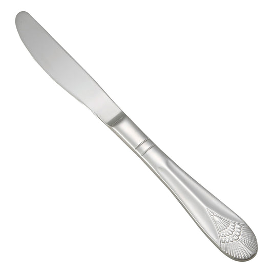 Winco 0031-08 Peacock Dinner Knife, Extra Heavyweight