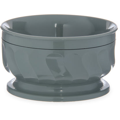 Carlisle DX330084 9 oz Sage Urethane Foam Turnbury Insulated Pedestal Based Bowl (48/cs)