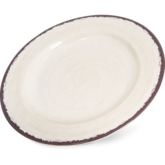 Carlisle 5400153 11" Sweet Cream Mingle Melamine Dinner Plate