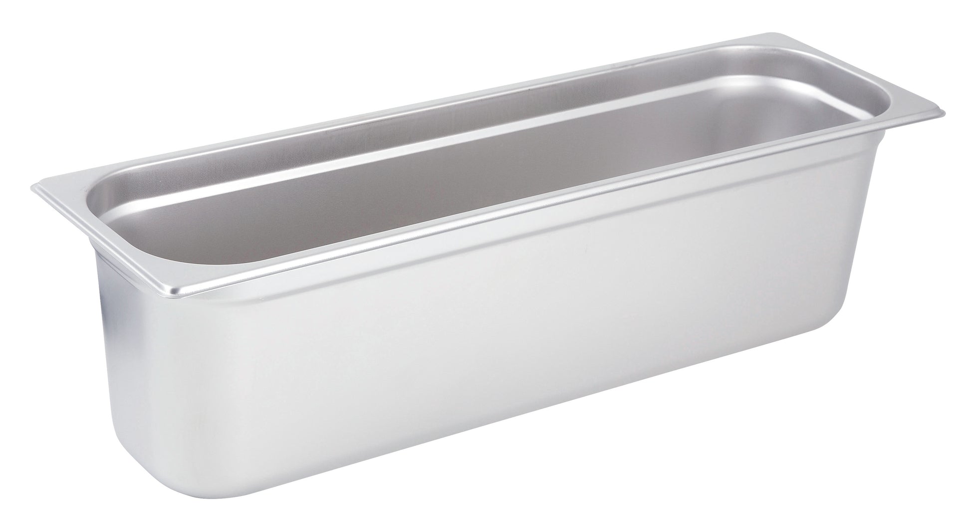 Winco SPJL-6HL Half Long Size Anti-jam Steam Pan, 6" Deep